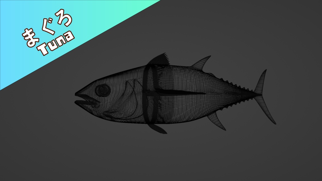 【Blender】マグロ|Tuna