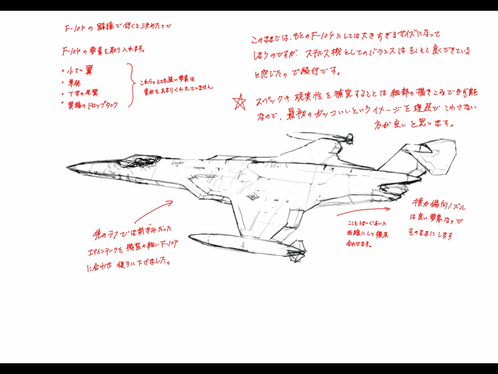 ステルスF104、ステルスバンパイア制作過程の画像、ムービー