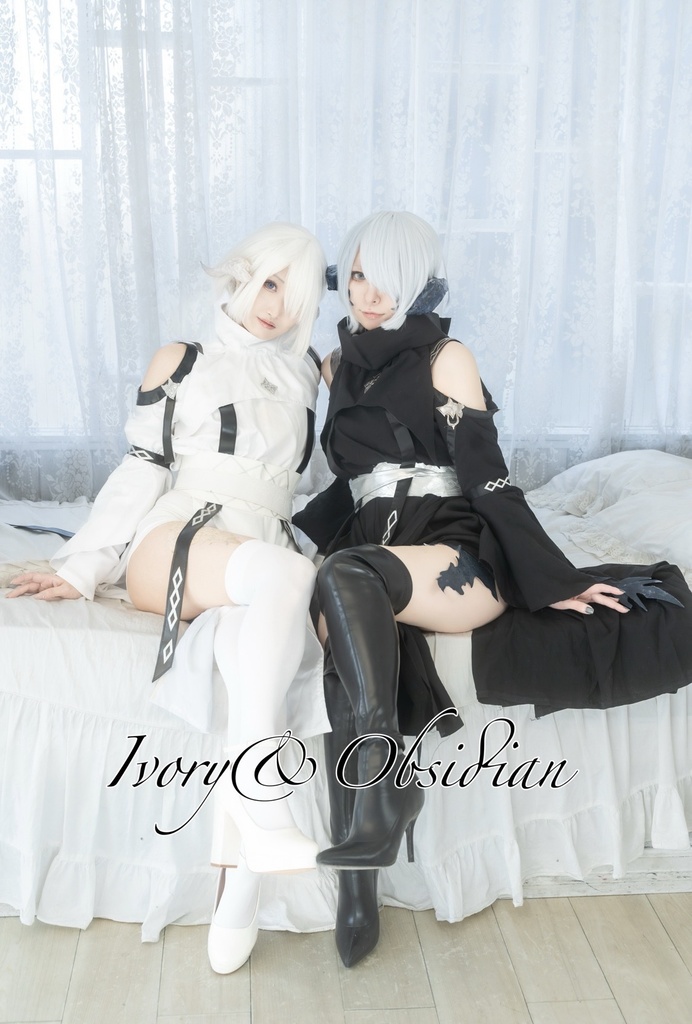 【ヒカセンバザール3.0新刊】アウラ♀コスプレ写真集【Ivory & Obsidian】
