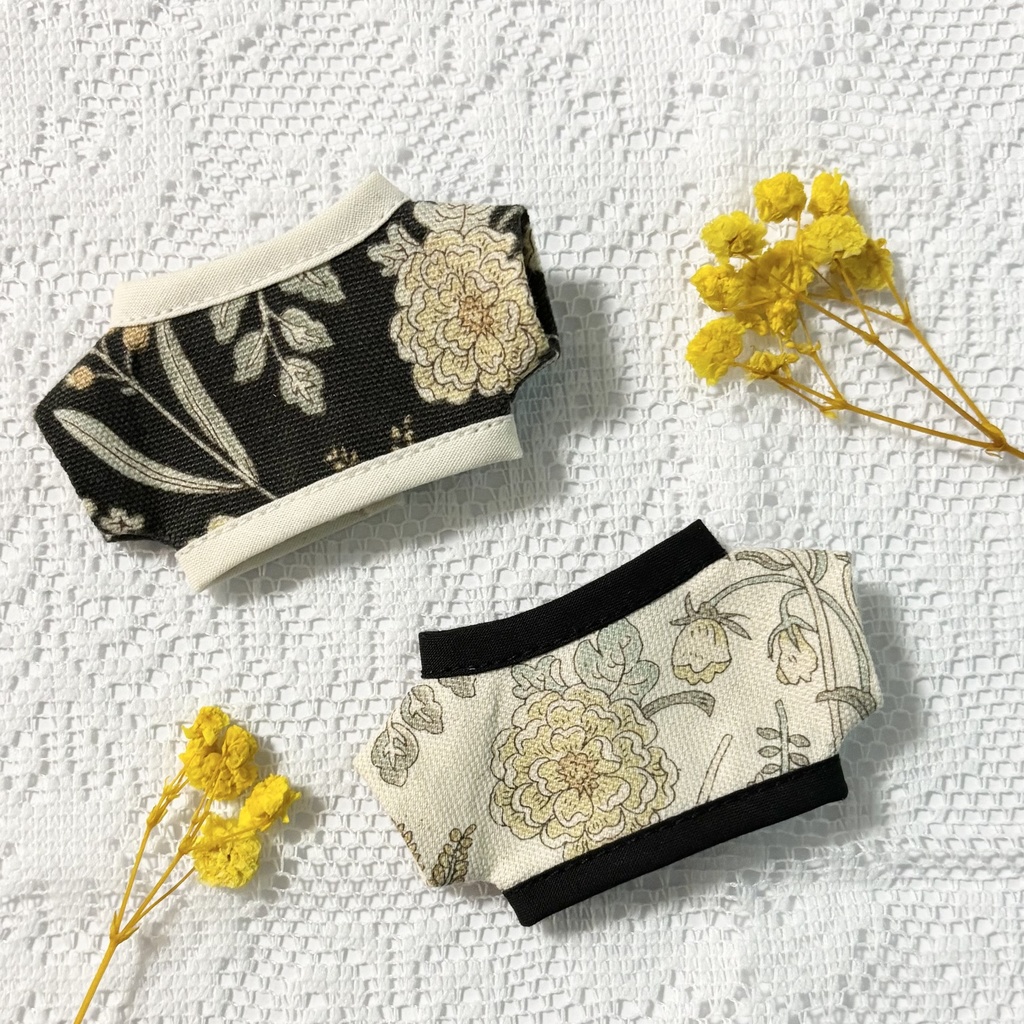 ボタニカル柄 バケハ トップス