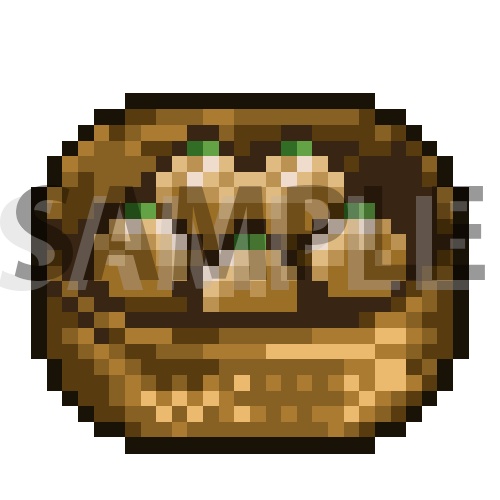 【ドットイラスト】食べ物や飲み物のアイコン