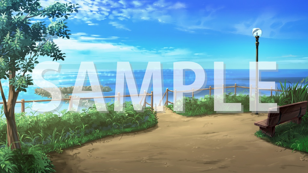 【背景素材】海岸【時間差分3点】
