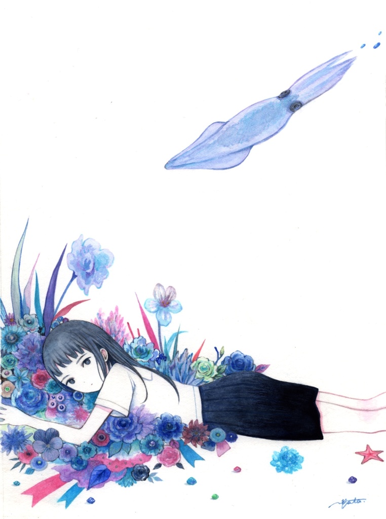 原画「そこによこたわる」