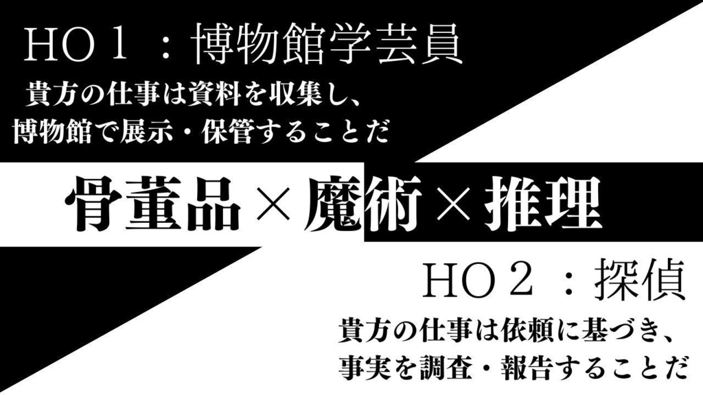 CoC6th『Museum of Curiosities』