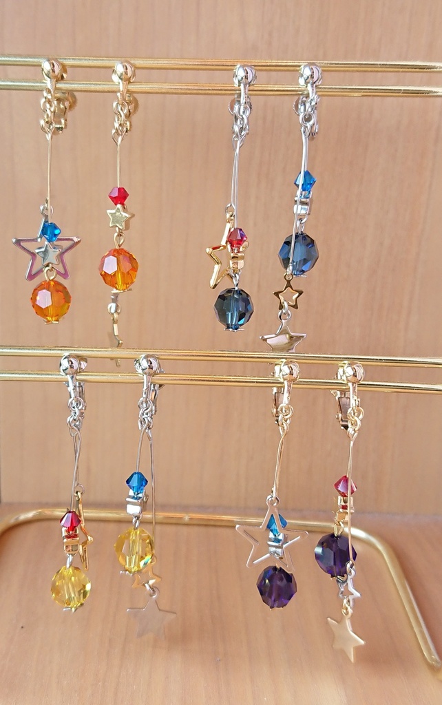 明星スバルイメージイヤリング