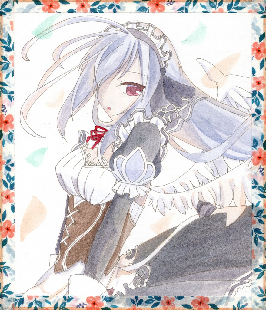【中色紙原画】御魂・キリエ