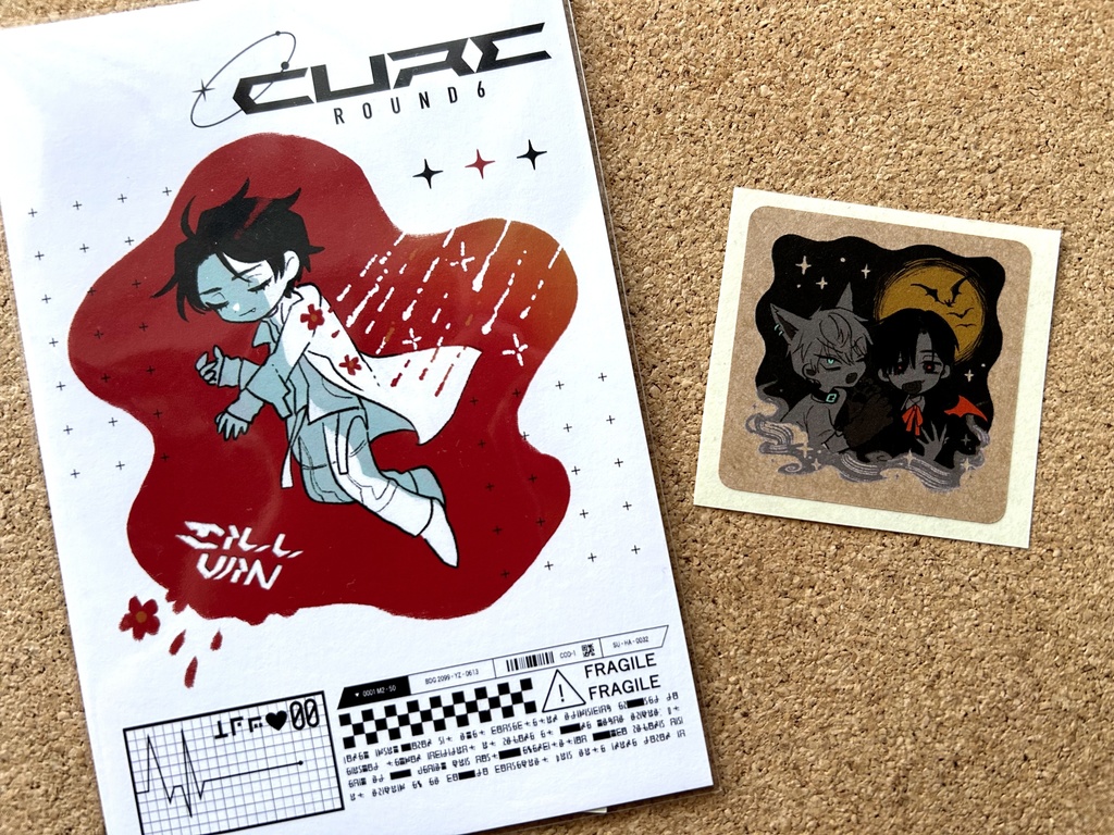 ポストカード&シールセット