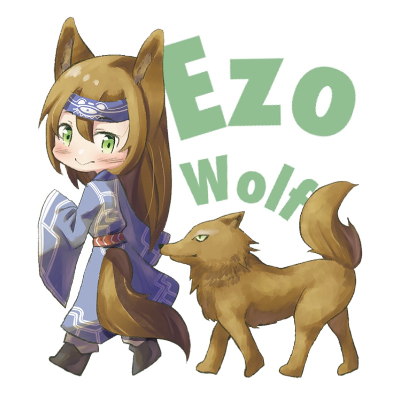 オオカミ 擬人化アクリルキーホルダー