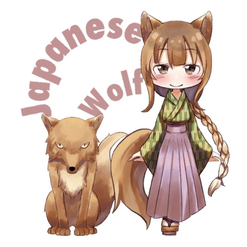 オオカミ 擬人化アクリルキーホルダー