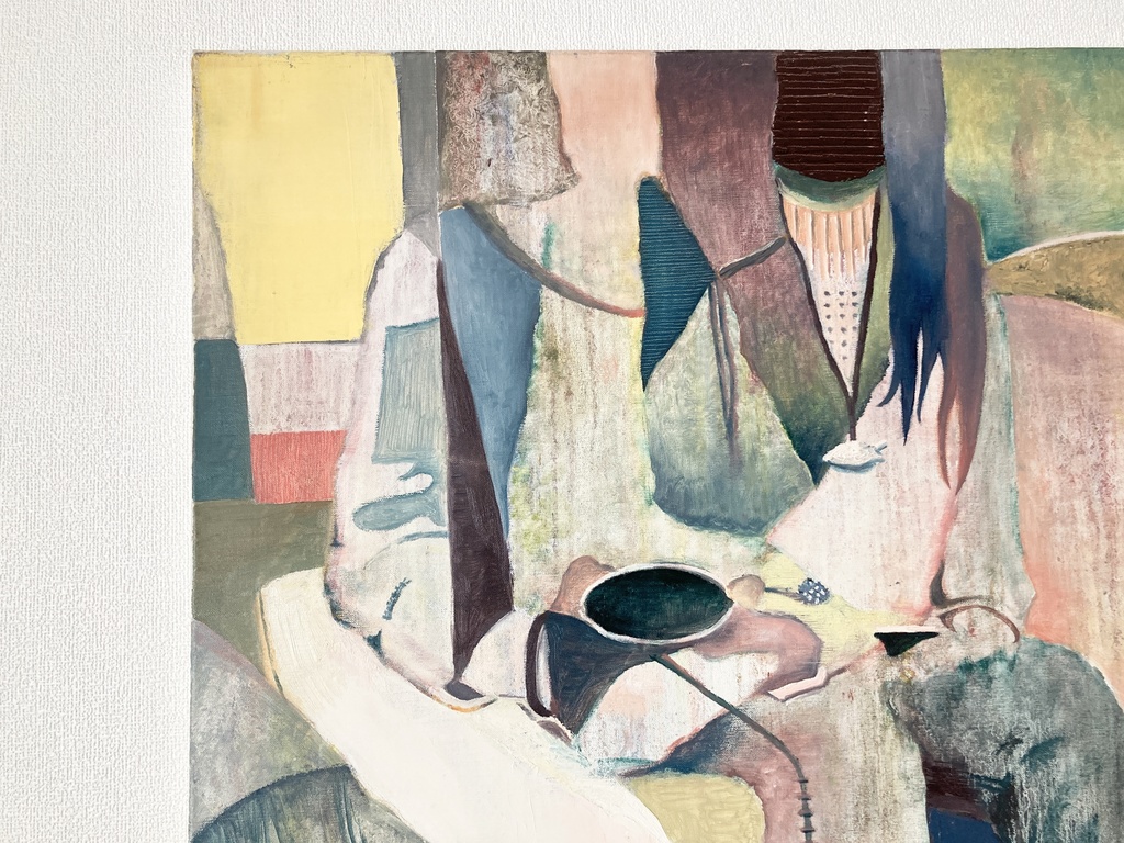 油絵原画『男女』