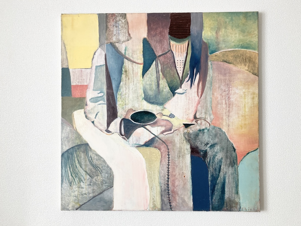 油絵原画『男女』