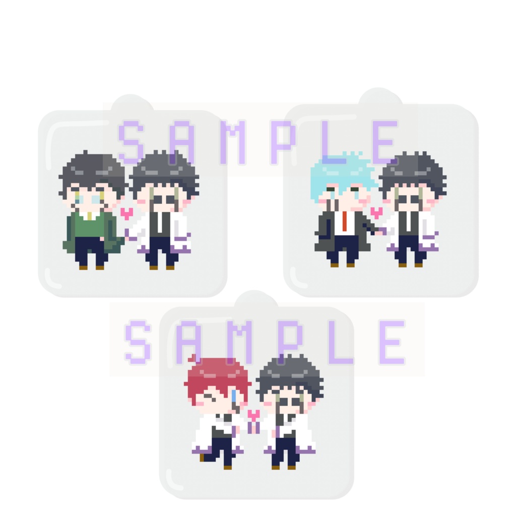 ワース受CPアクリルキーホルダー