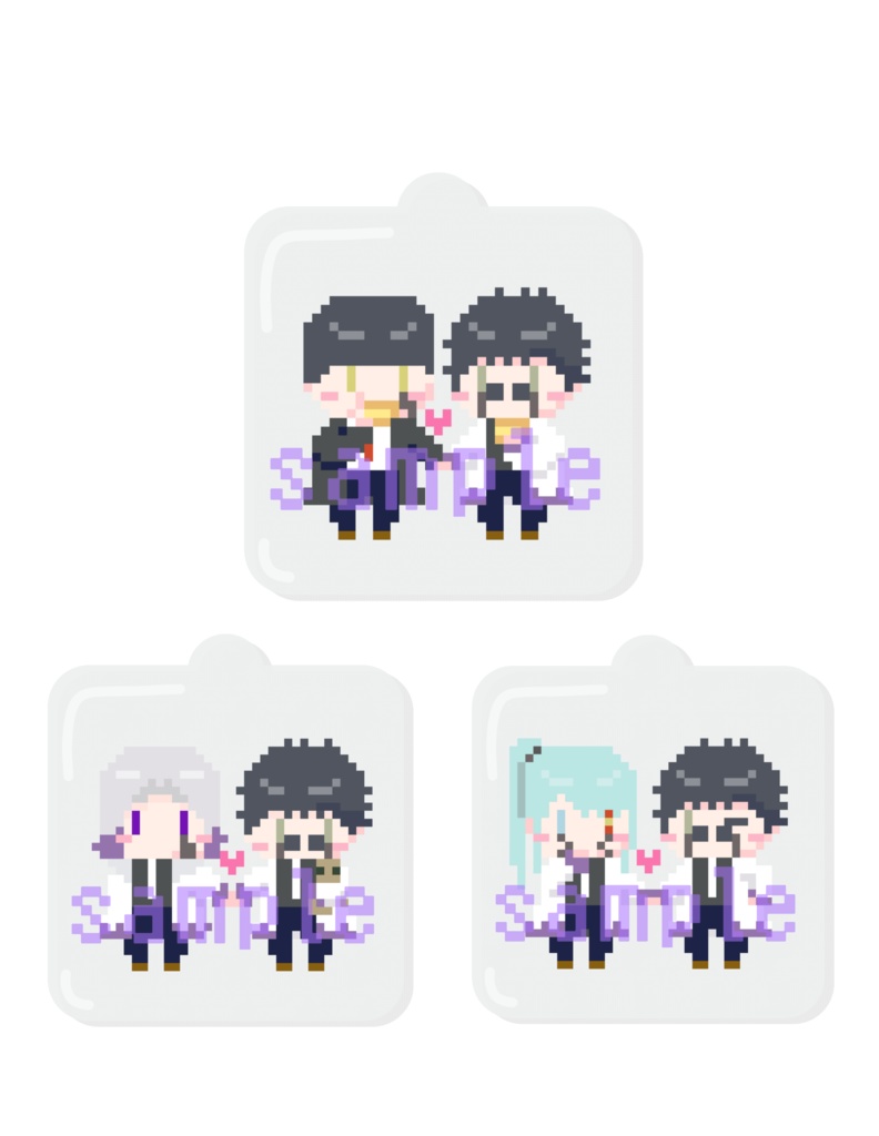 ワース受CPアクリルキーホルダー