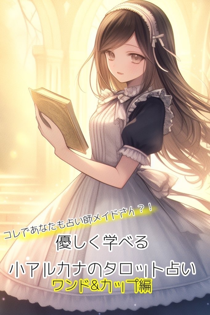 コレであなたも占い師メイドさん?!優しく学べる”小アルカナ“のタロット占い ワンド&カップ編
