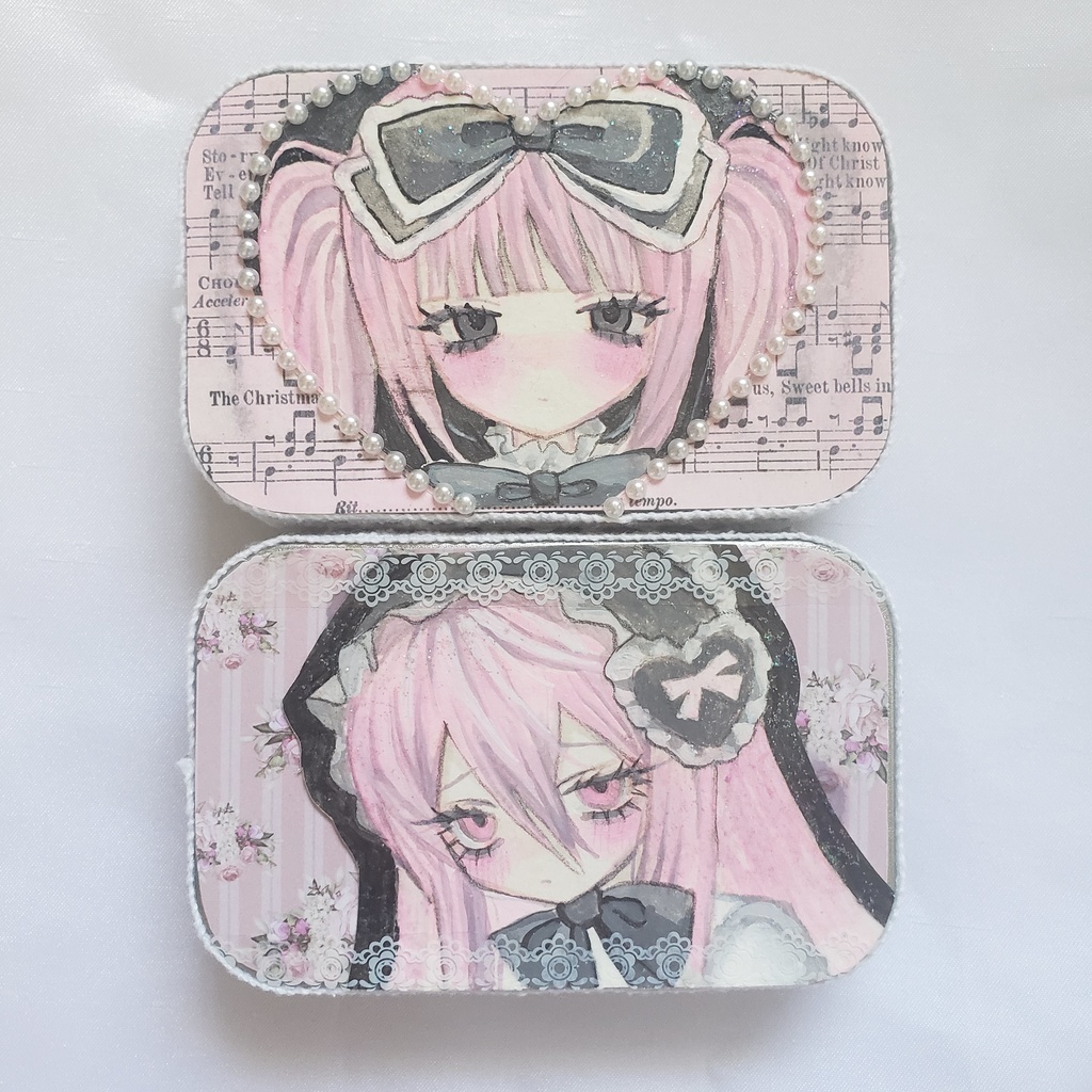 原画缶ケース 黒