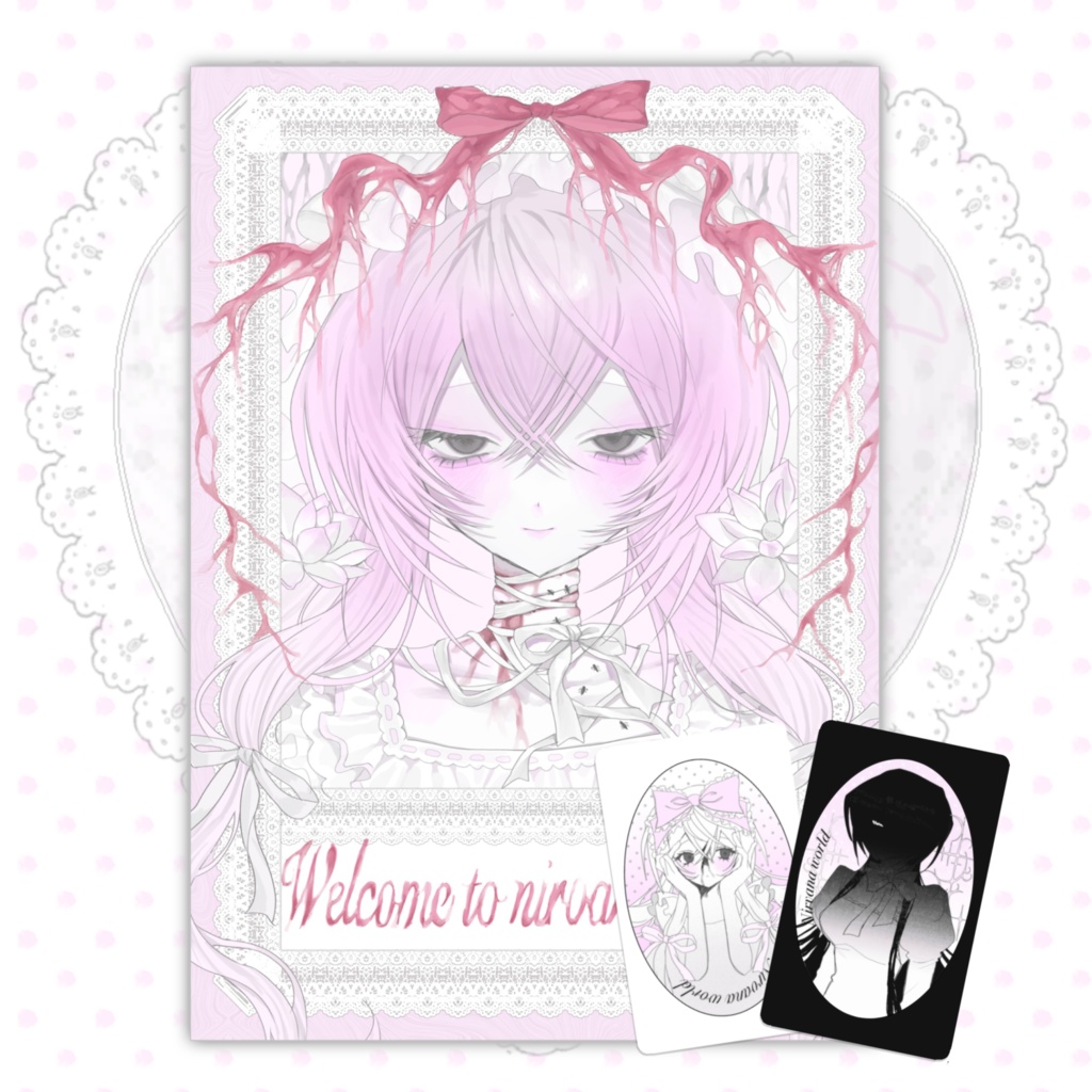 welcome to nirvanaworld イラスト集 ＋おまけカード