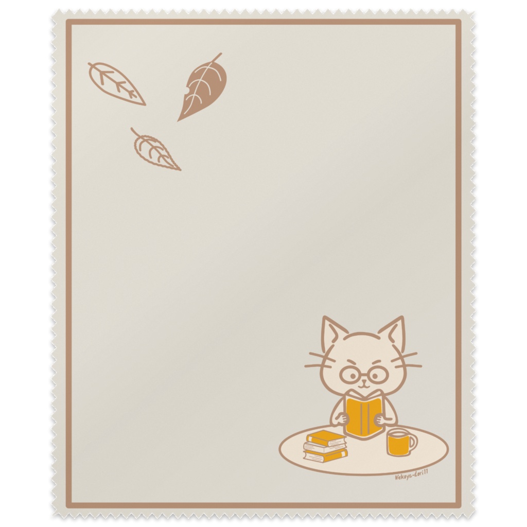 ネコのメガネ拭き