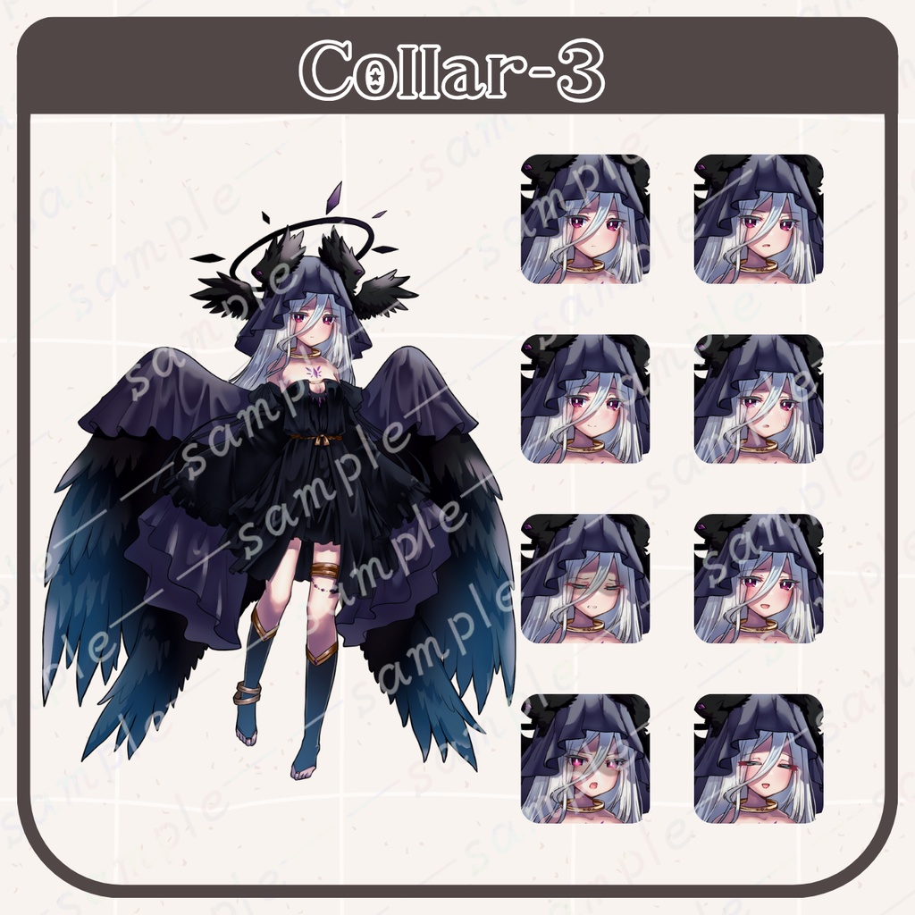 【立ち絵素材】翼たくさんの天使【無料あり】