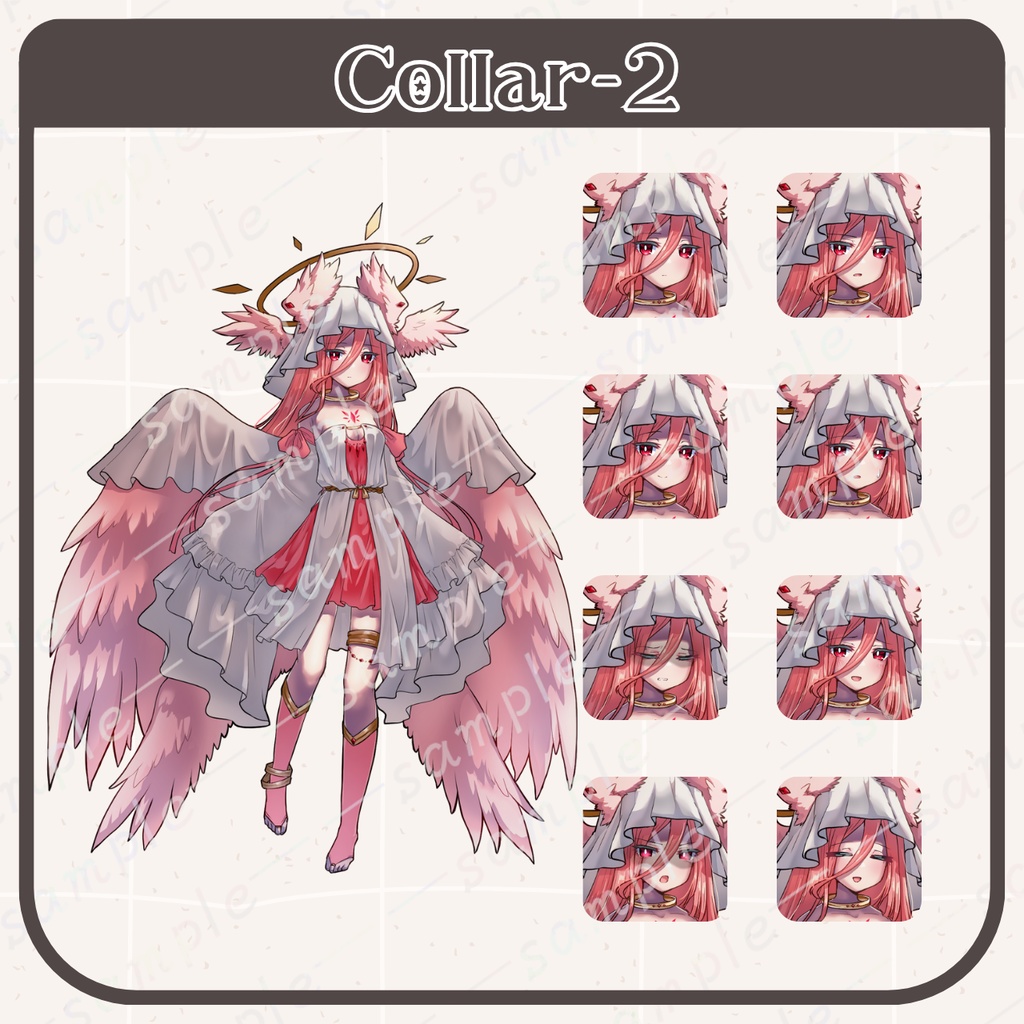 【立ち絵素材】翼たくさんの天使【無料あり】