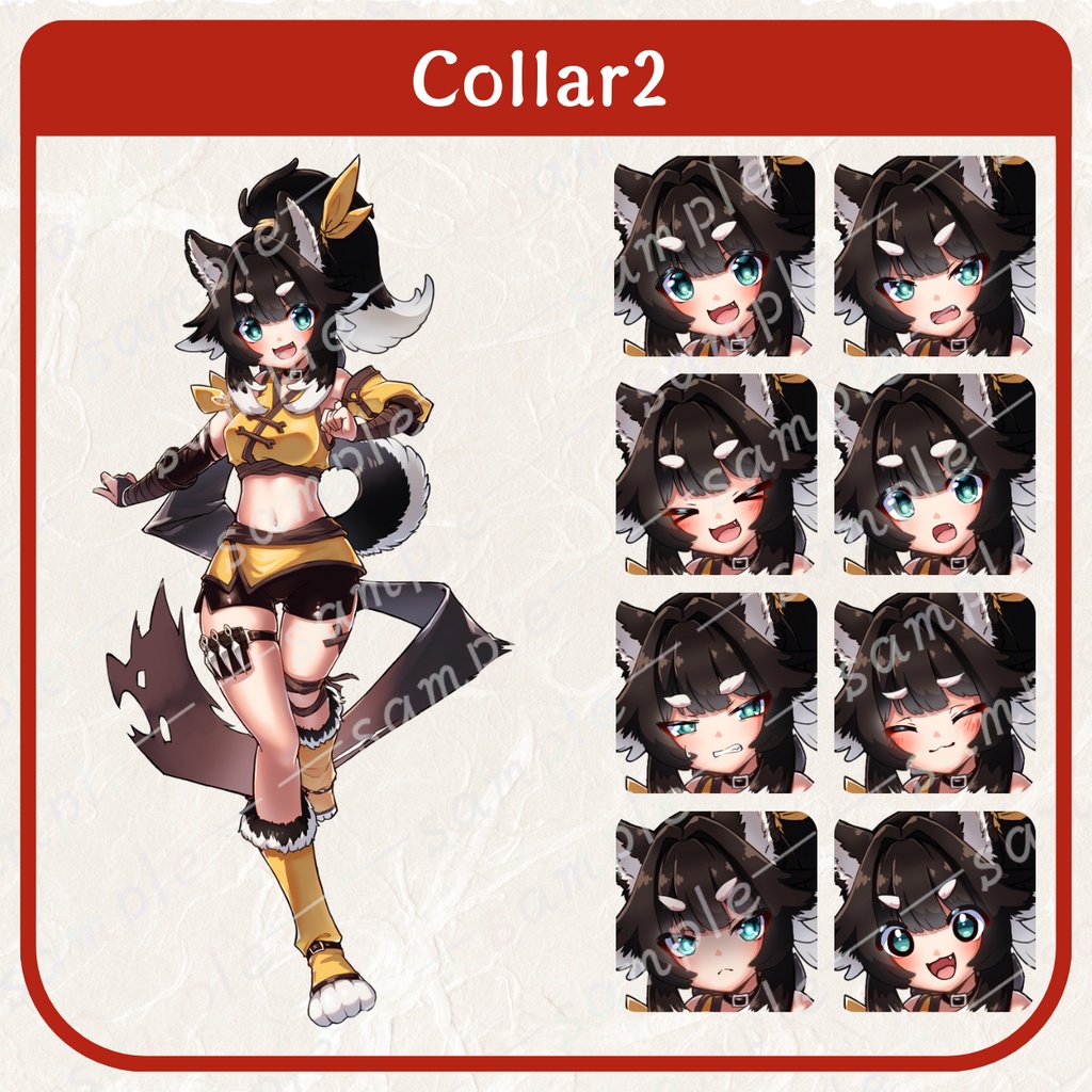 【立ち絵素材】日本犬っぽい忍者【無料あり】