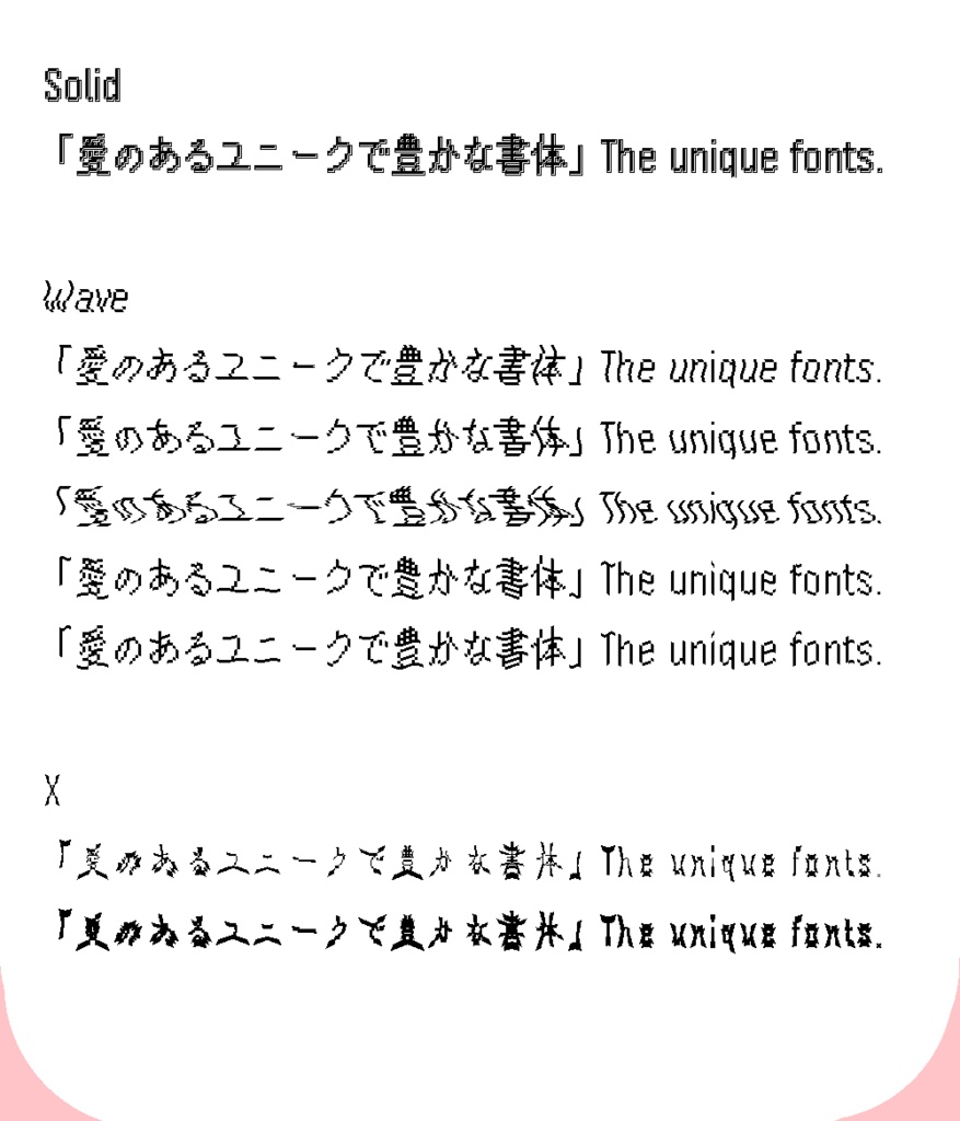 ピクセル書体『マルモニ改変』【フリーフォント】