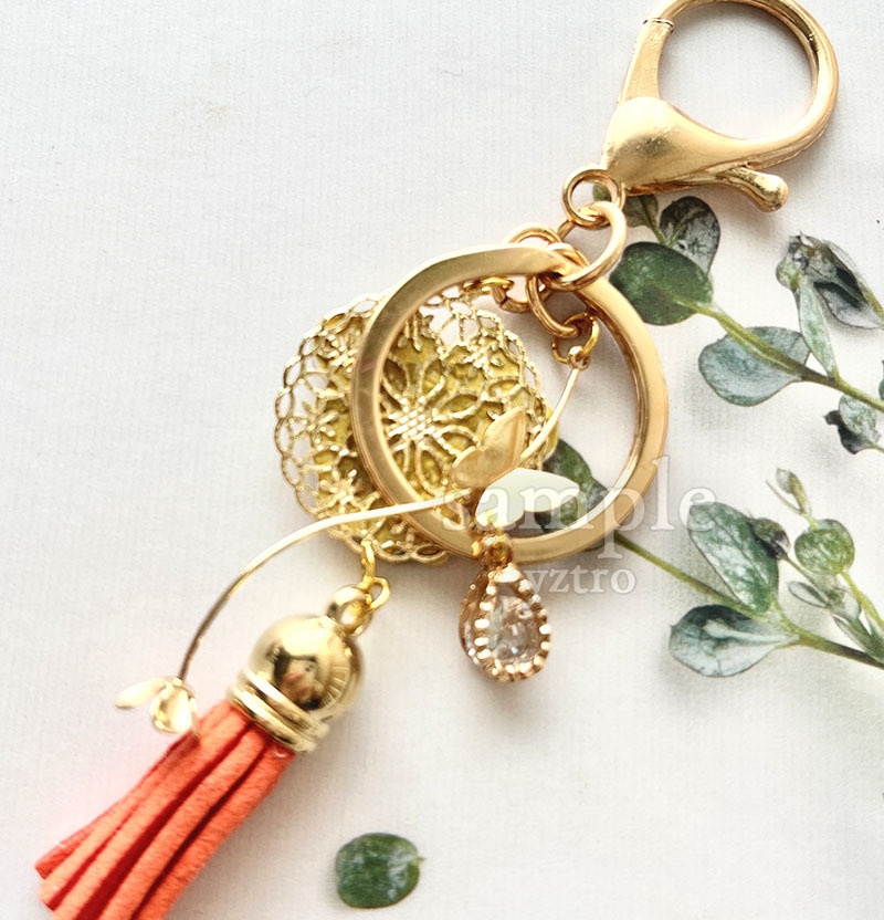 ヨォーヨ ハンドメイドキーホルダー