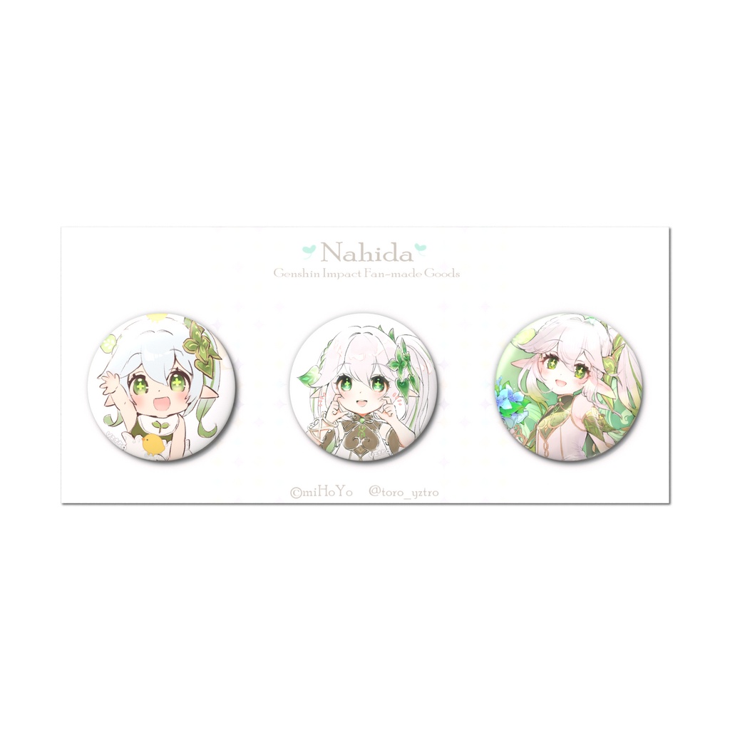 ナヒーダ カンバッジセット