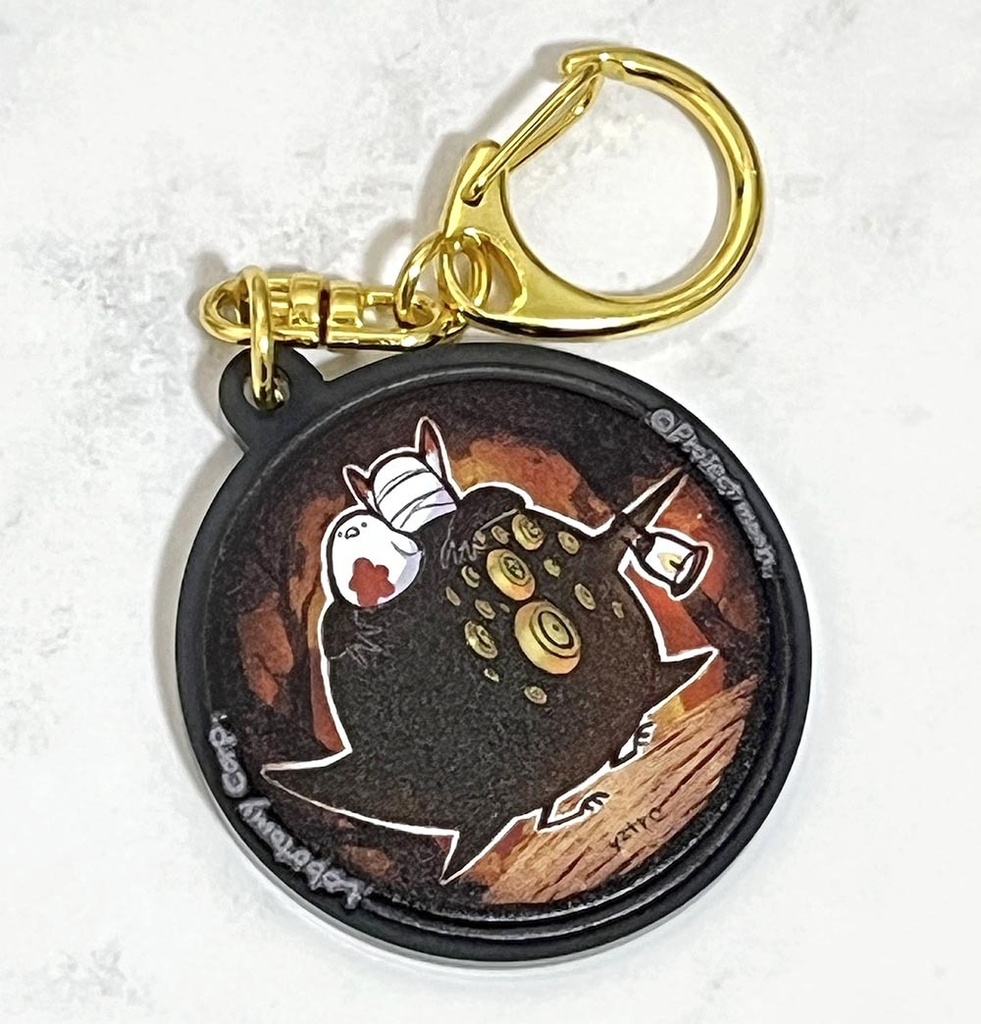 鳥三羽　アクリルキーホルダー
