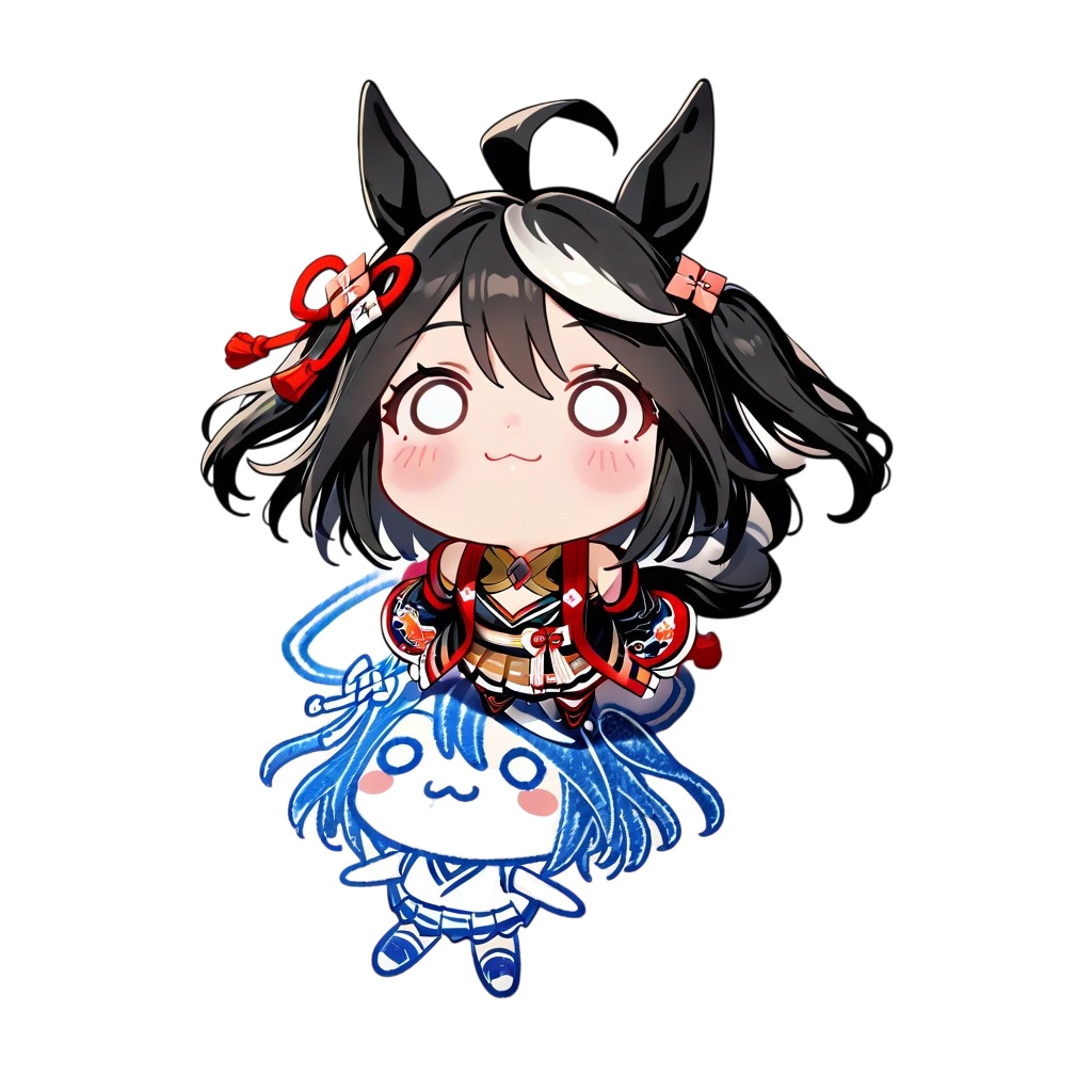 お目々ぱっちりキタサン(お絵描き)