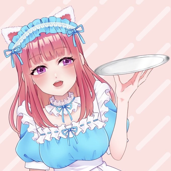 【Vtuber向け透過素材】トレイを持つ手【フリー素材
