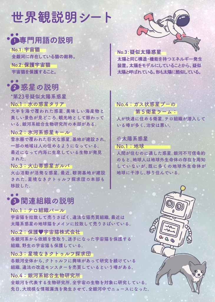 【オンライン版】【フル動画でイマーシブ感を楽しむクトゥルフ系マーダーミステリー】保護♥宇宙猫㈱単発アルバイト募集中!【4人用】