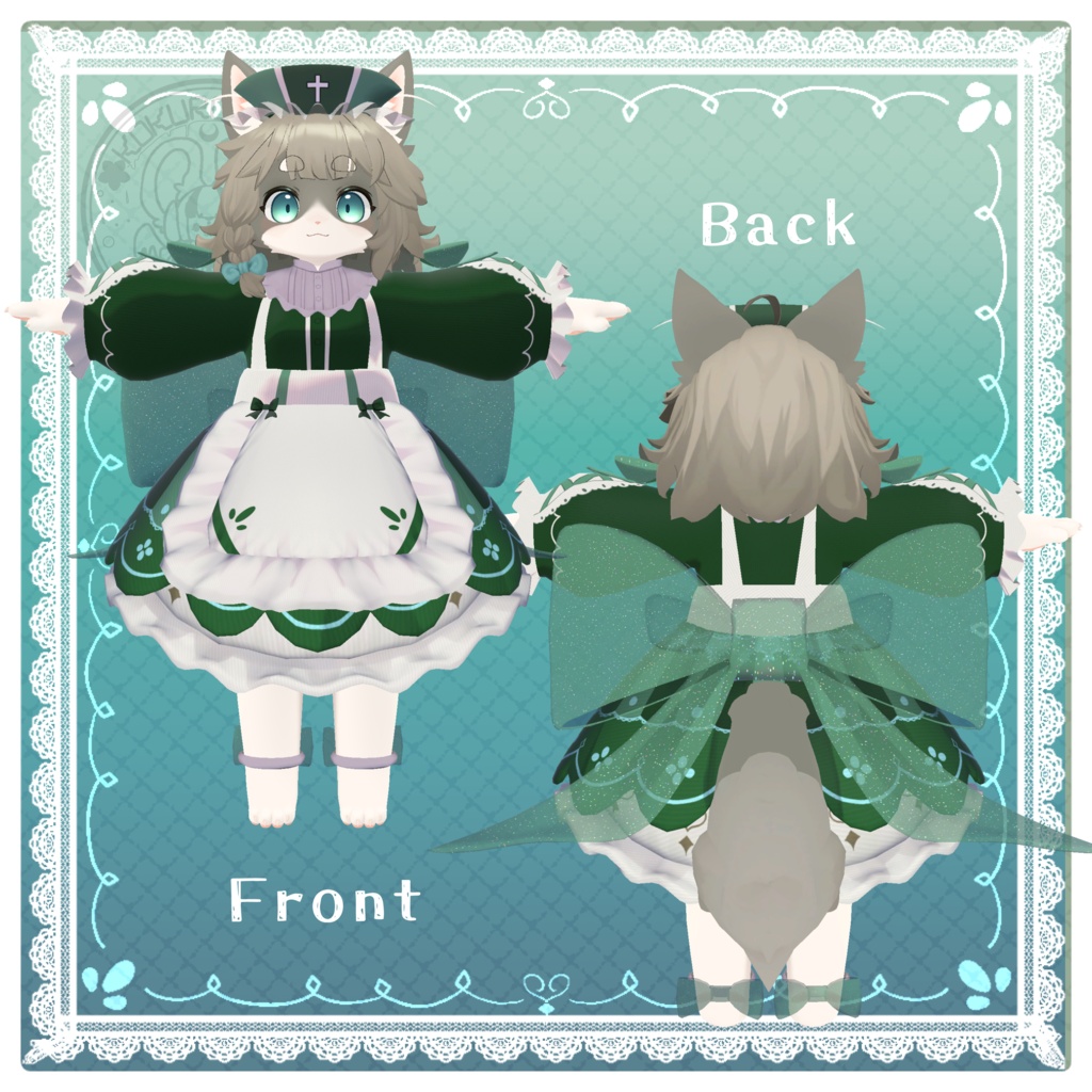 【3D衣装】Plisetimaid ~プリスティメイド~