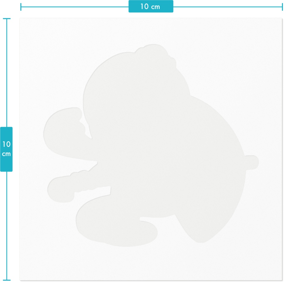 猫耳 活動記念ハーフイヤー ステッカー