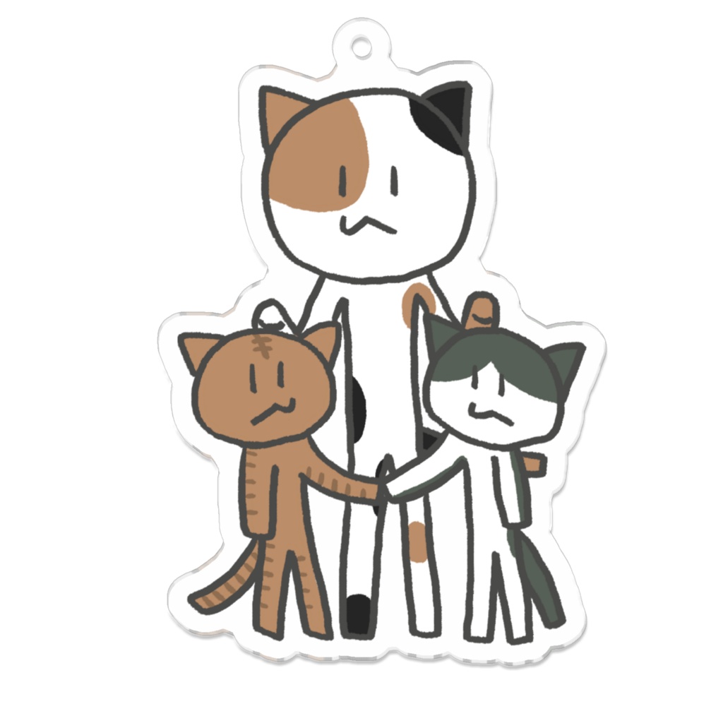 ミケネコさんアクリルキーホルダーその３