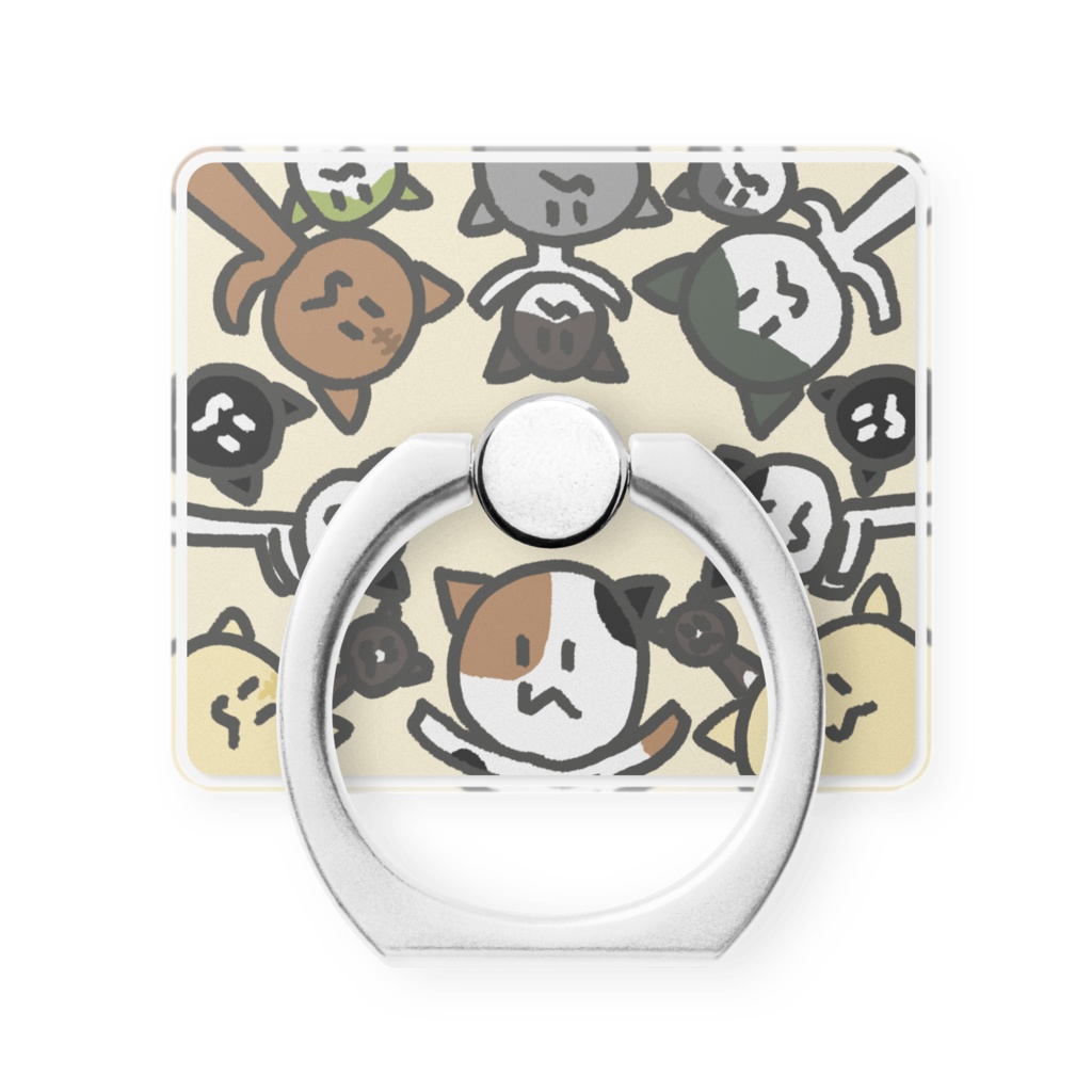 ミケネコさんスマホリング