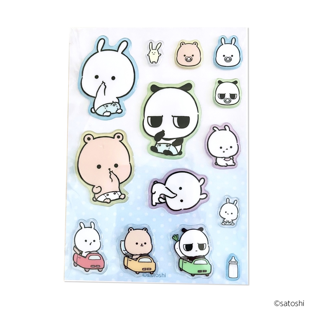 「多分、赤ちゃん」シリーズ　ちょっぴりぷくっとシール