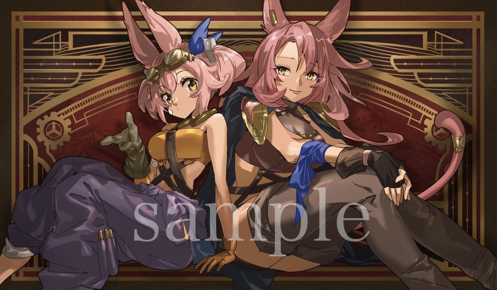 【C100】鉄獣戦線キット＆フェリジット　プレイマット