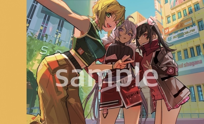 【C104】クリス&切歌&調プレイマット