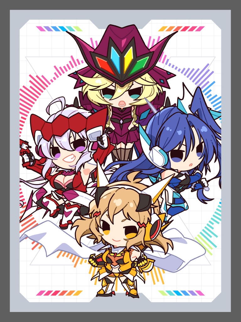 【C106】ちみX-BRAVERS　スリーブ