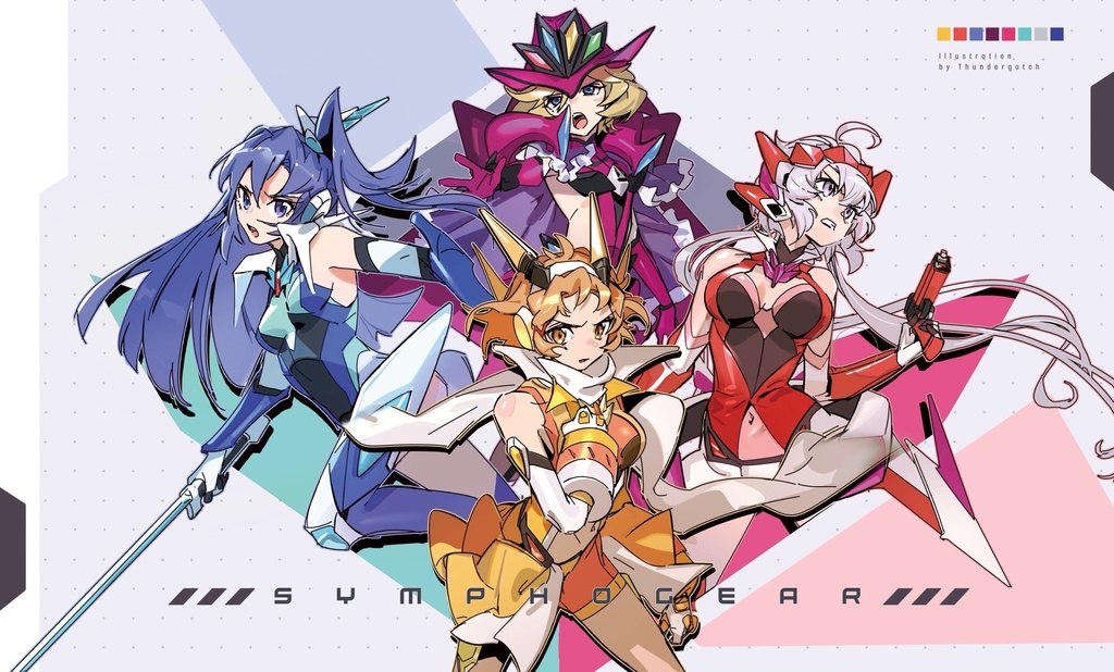 【C106】X-BRAVERS　プレイマット