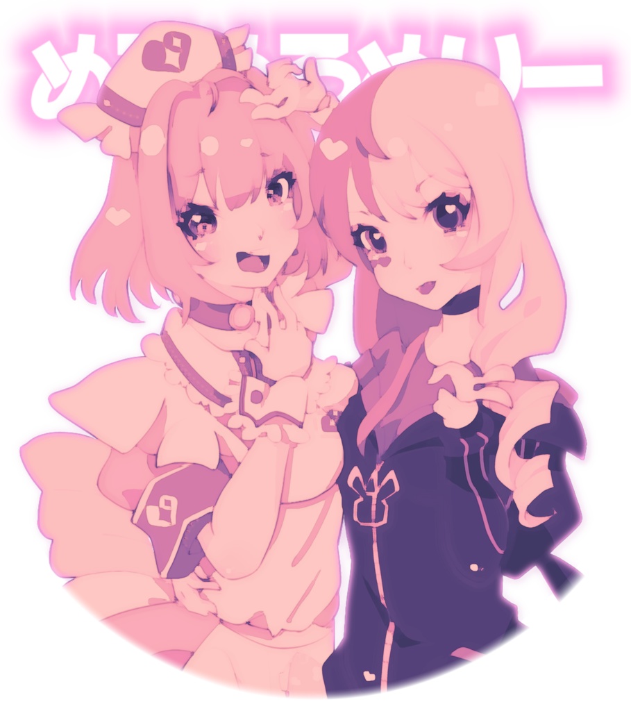 【短納期】りあむ♡メグメグTシャツ