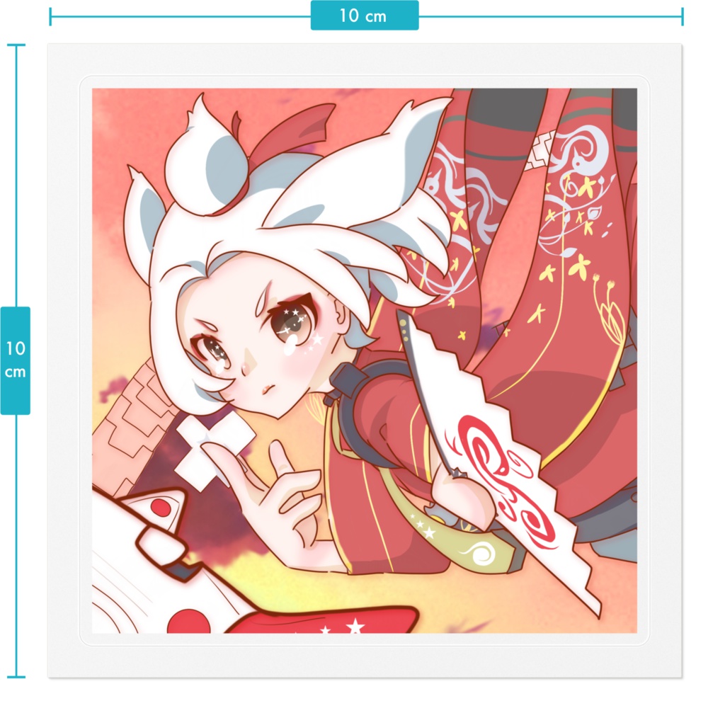 アズレン祥鳳改クリアステッカー