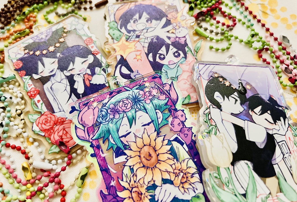 アクリルキーホルダー ボールチェーンver.