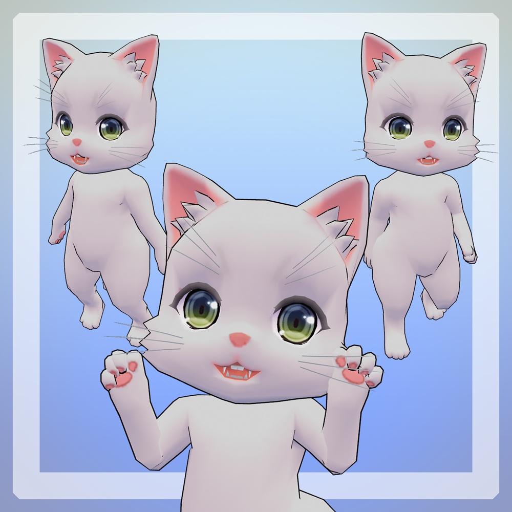 【オリジナル３Ｄモデル】StandingCat - yamadaya - 3/3