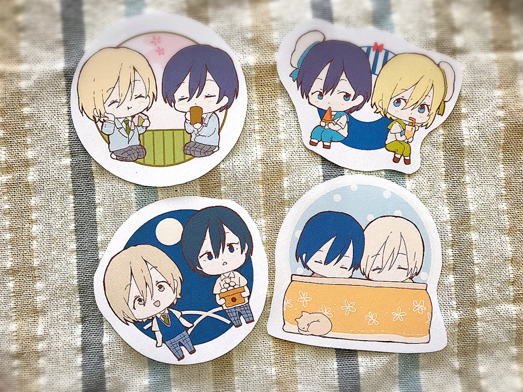 英北と春夏秋冬シール