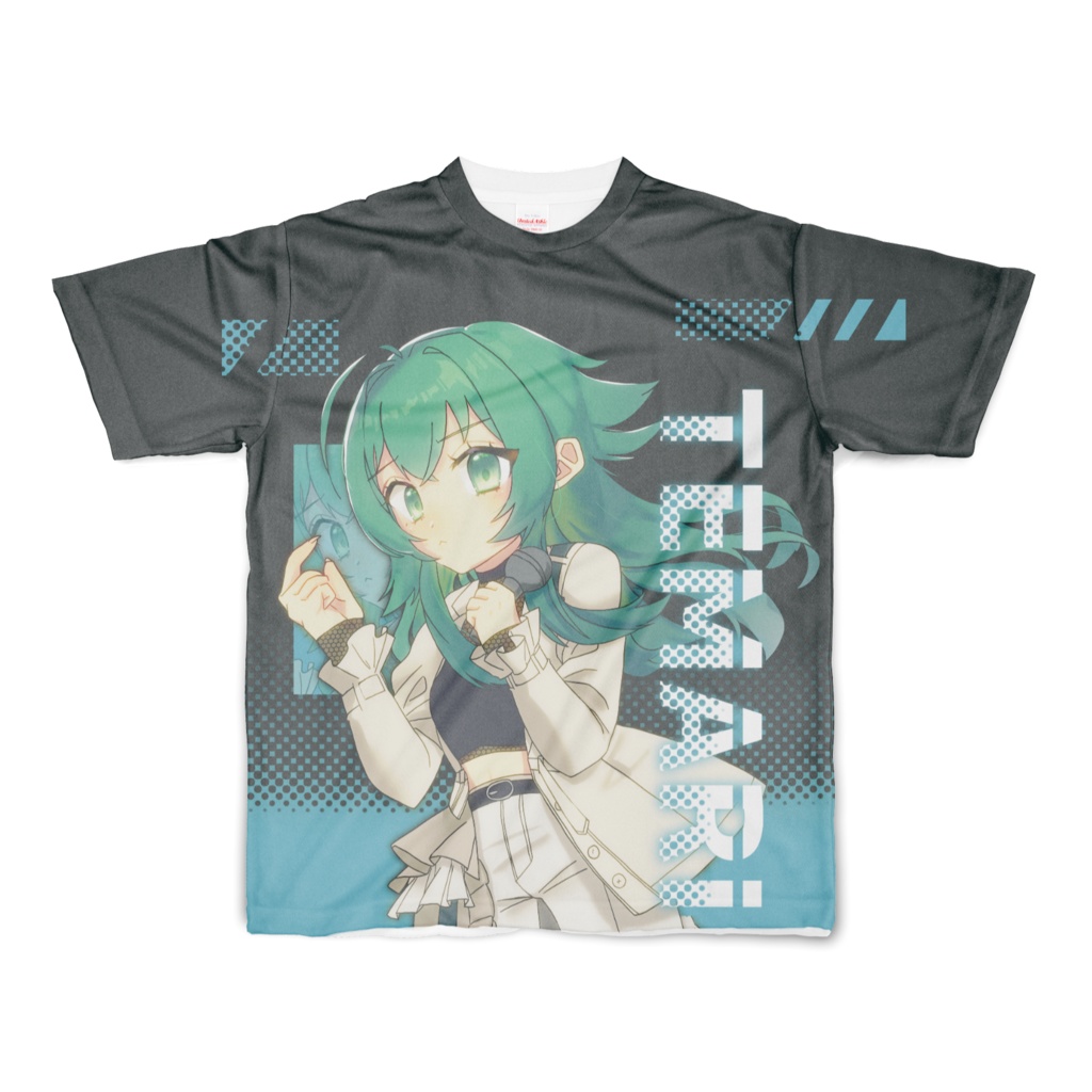 月村手毬フルグラフィックTシャツ