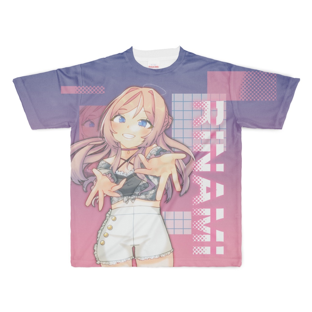 学マス フルグラフィックTシャツ 姫崎莉波 姫崎莉波フルグラフィックTシャツ - 喫茶店ひよりのショップ - BOOTH