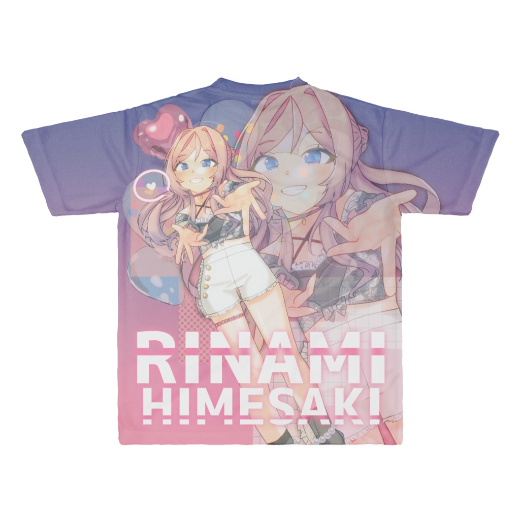 姫崎莉波フルグラフィックTシャツ