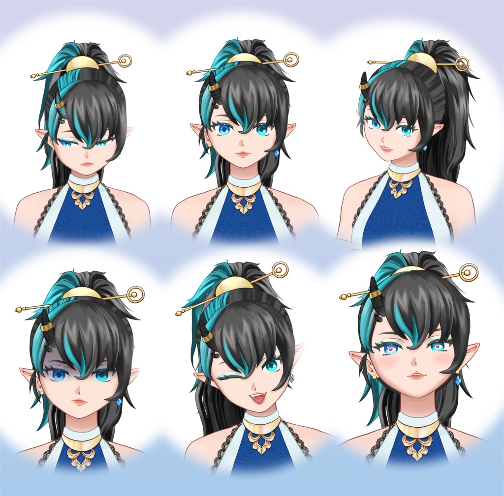 【汎用Live2Dモデル】VTS/VBridger対応 | Yunzi - 允芝 |