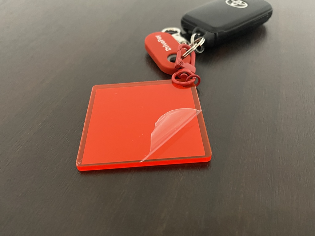 4強男子アクリルキーホルダー